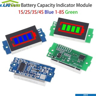 Uniis โมดูลตัวบ่งชี้ความจุแบตเตอรี่ 1-8S Li-ion ทนทาน สําหรับยานพาหนะไฟฟ้า 3 ชิ้น