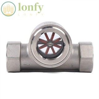 Lonfy ใบพัดวัดการไหลของน้ํา สเตนเลส 304 NPT SG-YL11-1 1 นิ้ว