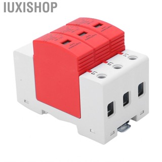 Iuxishop 3P Surge Protective Device Overvoltage Arrester Protector 36MM Rail Mounting 385V AC