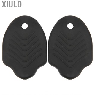 Xiulo 1 Pair Cycling Cleats Cover Rubber Bike Shoe Protective Black