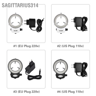 Sagittarius314 กล้องจุลทรรศน์ กล้อง 144 ลูกปัด LED แหล่งกำเนิดแสงความสว่างปรับแหวนโคมไฟ