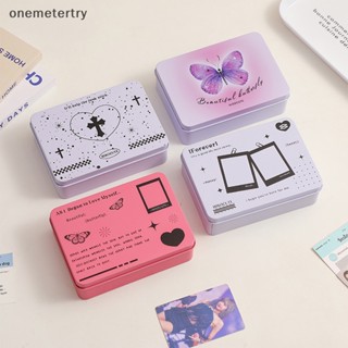 Onem กล่องเก็บของ โลหะ ทรงสี่เหลี่ยมผืนผ้า ขนาดเล็ก แบบพกพา สําหรับเก็บเครื่องประดับ ลูกอม การ์ด