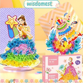 Wisdomest ภาพวาดโปเกมอน เพ้นท์มือ ผ้าฝ้าย ไข่มุก DIY ของเล่นเสริมการเรียนรู้ สําหรับเด็ก