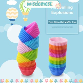 WISDOMEST แม่พิมพ์ทําคัพเค้ก มัฟฟิน ทรงกลม DIY