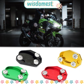 WISDOMEST แผ่นขยายขาตั้งด้านข้าง สําหรับ Kawasaki Z1000 Z1000SX ZX10R ZX6R ER6N/F