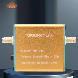 เครื่องขยายเสียง ความถี่กว้าง 0.1MHz‐6GHz LNA RF 20dB RF สําหรับซอฟต์แวร์ RF คลื่นสั้น [Taylor.th]