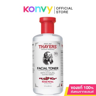 Thayers Rose Witch Hazel Toner 355ml เทเยอร์ โทนเนอร์ปรับสภาพผิว สูตรน้ำดอกกุหลาบ.