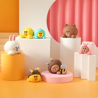 แถบกันชนประตูรถยนต์ ป้องกันรอยขีดข่วน ลายการ์ตูน Line Friends