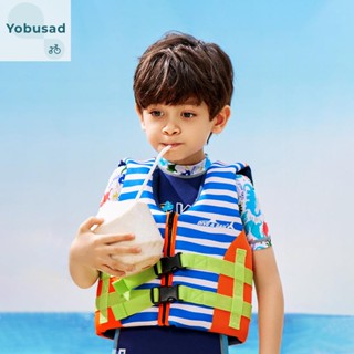 [Yobusad.th] เสื้อกั๊กนีโอพรีน มีซิป ปรับได้ สําหรับเด็ก ว่ายน้ํา ตกปลาทะเล