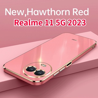 เคสซิลิโคนนิ่ม หรูหรา กันกระแทก สําหรับ Realme 11 5G 2023 Realme 11 11 Realme11 Pro 11Pro + 5G 2023