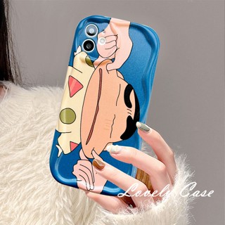 เคสโทรศัพท์มือถือ แบบนิ่ม ลายการ์ตูนชินจัง 3D ขอบโค้ง สําหรับ IPhone 15 14 13 12 11 Pro Max 8 7 6 6s Plus X Xr Xs Max SE 2020