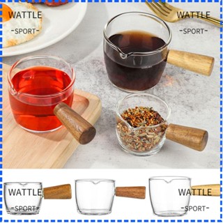 Wattle ถ้วยตวงกาแฟ แบบไม้ ขนาดเล็ก