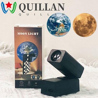 Quillan โคมไฟโปรเจคเตอร์ LED รูปฟักทอง ดาวเคราะห์ ดวงจันทร์ พื้นหลัง สร้างสรรค์ บรรยากาศฮาโลวีน