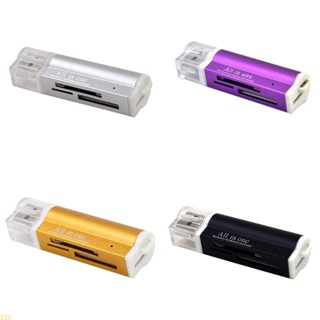 Xin เครื่องอ่านการ์ด SD TF M2 MS 4 การ์ด ความเร็วสูง 2 0