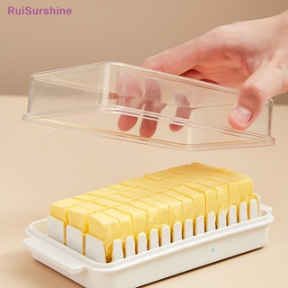 Ruisurshine ใหม่ กล่องเก็บเนยชีส เป็นมิตรกับสิ่งแวดล้อม สําหรับตู้เย็น