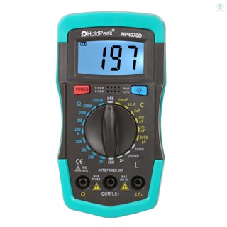 HoldPeak HP4070D Mini Digital Multimeter Resistance Capacitance Inductance Transistor Test