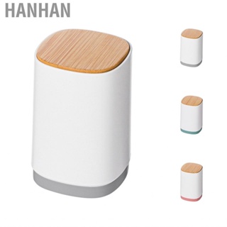 Hanhan Toothpick Holder Automatic Push Multi Purpose Division Design Container for Cotton Swab Dental Floss