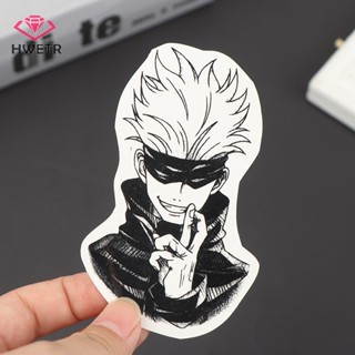 Hwetr ใหม่ สติกเกอร์รอยสัก ลายอนิเมะ Jujutsu Kaisen กันน้ํา DIY สําหรับติดตกแต่งปาร์ตี้ คอสเพลย์