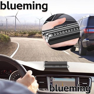 Blueming2 ป้ายจอดรถชั่วคราว ป้ายหมายเลขโทรศัพท์ อโรมาเธอราพี 4 in 1 อุปกรณ์เสริม สําหรับรถยนต์