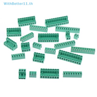 Better ชุดขั้วต่อสายไฟ PCB 5.08 มม. พิช 300V 15A 2EDG 2 3 4 5 6 7 8 9 10 12Pin