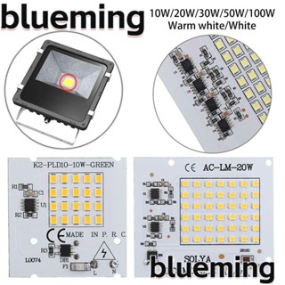 Blueming2 ชิปไฟฟลัดไลท์ LED 10W 20W 30W 50W 100W SMD2835 1 ชิ้น