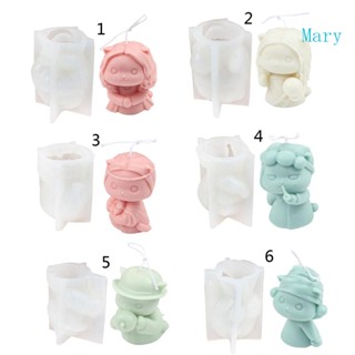 Mary แม่พิมพ์ซิลิโคน รูปลูกแมว 3D สําหรับทําเทียน ช็อคโกแลต ขนมหวาน เค้ก เบเกอรี่