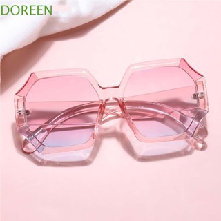 Doreen แว่นตากันแดด ป้องกันรังสียูวี UV400 กรอบใหญ่ หลากสีสัน