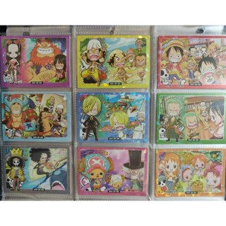 การ์ดอะนิเมะ One Piece qr 9 ชุด