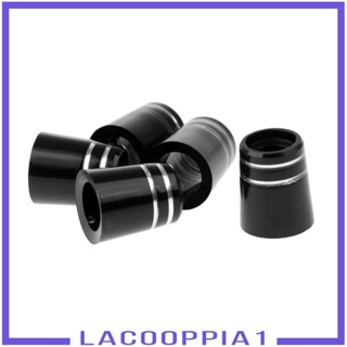 [Lacooppia1] อะแดปเตอร์แหวนปลอกปลายไม้กอล์ฟ ขนาด 8.6x15 x 13.5 มม. สีดํา 5 ชิ้น