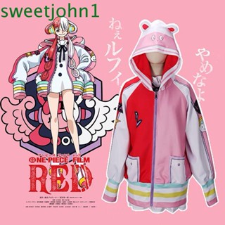 Sweetjohn เครื่องแต่งกายคอสเพลย์ การ์ตูนอนิเมะ RED UTA Rabbit Ear Show สไตล์ญี่ปุ่น