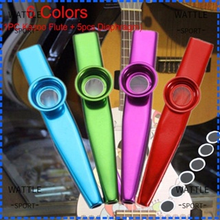 Wattle Kazoo ขลุ่ยโลหะ สีเงิน แฟชั่น สําหรับเด็ก