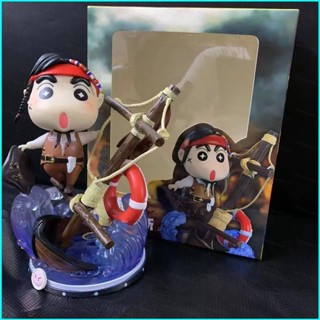 Star3 โมเดลฟิกเกอร์ โจรสลัด ชินจัง โจรสลัด จากเรื่อง Caribbean Jack Sparrow ของเล่นสําหรับเด็ก