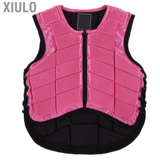 Xiulo Kids Equestrian Vest  Adjustable Comfortable Unisex Horse Riding Shock Absorption Foam Padded for Bull Training