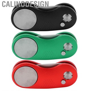 Calinodesign Golfs Divot  Tool Stainless  With ‑up Button Putting Green