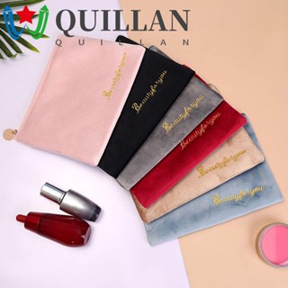 Quillan รายการขนาดเล็ก กระเป๋าน่ารัก ลําลอง สายเคเบิล ข้อมูล กระเป๋าเก็บจดหมาย เย็บปักถักร้อย กระเป๋าใส่เหรียญ ผ้าอนามัย กระเป๋าเก็บ เดินทาง เครื่องสําอาง จัดระเบียบ