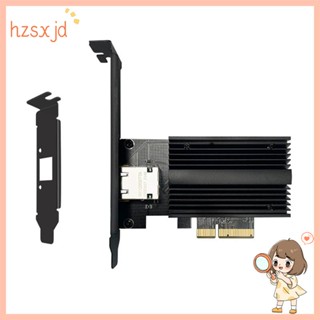 อะแดปเตอร์เครือข่าย PCIE เป็น RJ45 พอร์ตเดี่ยว RJ45 10G NIC PXE อลูมิเนียม สีดํา สําหรับคอมพิวเตอร์อุตสาหกรรม 1 ชิ้น