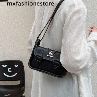 Mxfashione กระเป๋าหนังสะพายไหล่ ทรงสี่เหลี่ยม ลายการ์ตูนคุโรมิน่ารัก จุของได้เยอะ สําหรับเดินทาง