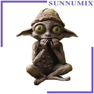 [Sunnimix] ฟิกเกอร์เอเลี่ยน ฮาโลวีน สร้างสรรค์ สําหรับโต๊ะ ระเบียง ภูมิทัศน์