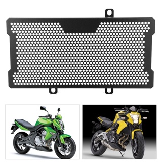 YiChe Black Aluminum Alloy Water Tank Radiator Grille Guard Cover Protector Fits for Kawasaki ER6N