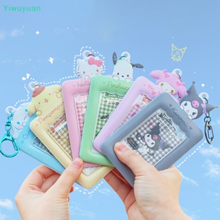 &lt;Yiwuyuan&gt; พวงกุญแจ กระเป๋าใส่บัตรเครดิต ลายการ์ตูน Hello Kitty MyMelody น่ารัก สําหรับนักเรียน