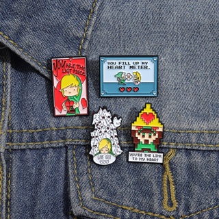 The Legend of Zelda Series เกม เคลือบเข็มกลัด เกมคอนโซล การ์ตูน กระเป๋าเป้สะพายหลัง ป้ายเสื้อผ้า เครื่องประดับ ของขวัญ สําหรับเพื่อน