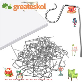 Greateskol ตะขอแขวนไฟคริสต์มาส สเตนเลส กันสนิม แบบเปลี่ยน 100 ชิ้น