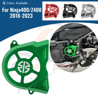 ฝาครอบโซ่หน้ารถจักรยานยนต์ แบบใส สําหรับ Kawasaki Ninja Z 400 2018-2023 2022 Ninja400 Z400