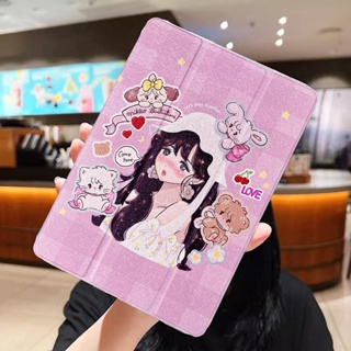 พับได้ เคาไอแพด ลายการ์ตูน เคสใสไอแพด Mikko ไอเเพด 10.2 gen7/8/9 iPad gen10 ipad Pro11 2018-2022 ipad 10.9 Air4/5 mini45