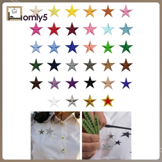 [Homyl5] แผ่นแพทช์สติกเกอร์ ปักลายดาว DIY สําหรับติดตกแต่งเสื้อผ้า กระเป๋าเป้สะพายหลัง กางเกงยีน 34 ชิ้น