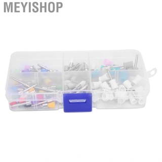 Meyishop 90pcs / Box Dental Polishing Brushes Stainless Steel Mix Color Polisher Brush