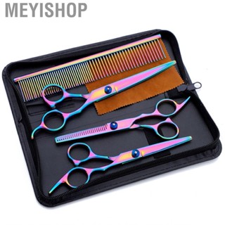 Meyishop Pet Scissors  Professional Grooming Hair Scissor Colorful for Home