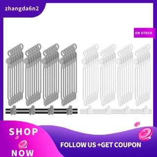 【พร้อมส่ง】สายรัดซิลิโคน ใช้ซ้ําได้ สําหรับจัดเก็บสายหูฟัง เครื่องเสียง สายเคเบิล 40 ชิ้น