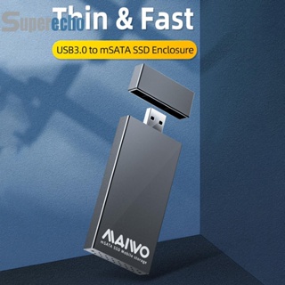 Maiwo K1642S เคสอลูมิเนียมอัลลอยด์ USB 3.0 เป็น mSATA SSD 5Gbps [superecho.th]