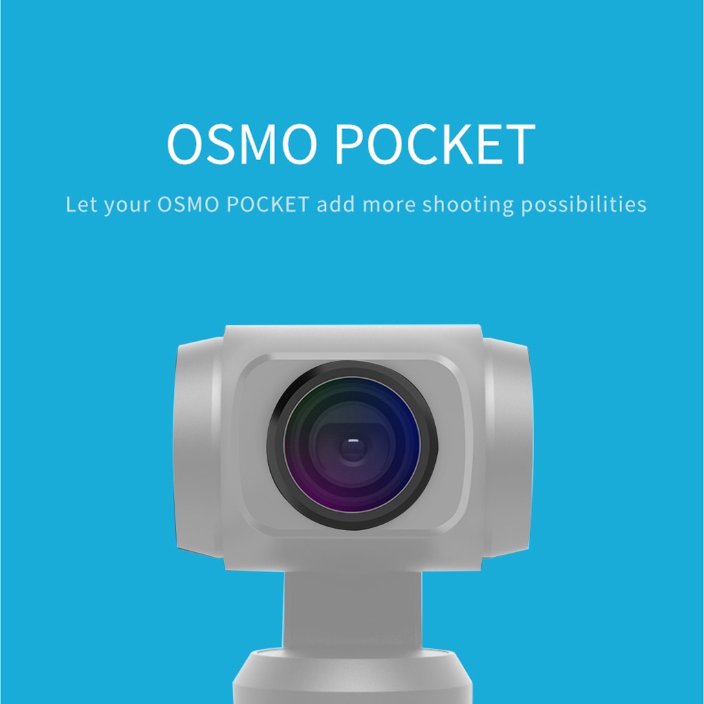 Feichao สําหรับ DJI Osmo Pocket / Pocket 2 กล้อง 1.33x กล้องวิดีโอ Anamorphic Light เลนส์แม่เหล็กมุมกว้าง